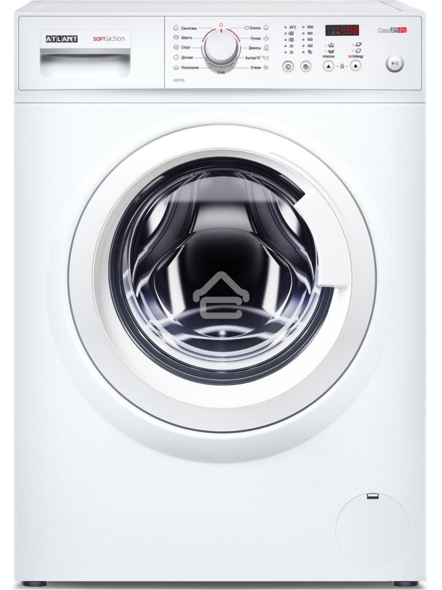 Стиральная машина Atlant СМА 40М105-00  белый, загрузка фронтальная 4 кг, 1000 об/мин., класс: А+