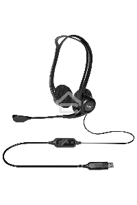 Наушники с микрофоном Logitech 960 черный 2.4м накладные оголовье (981-000100)