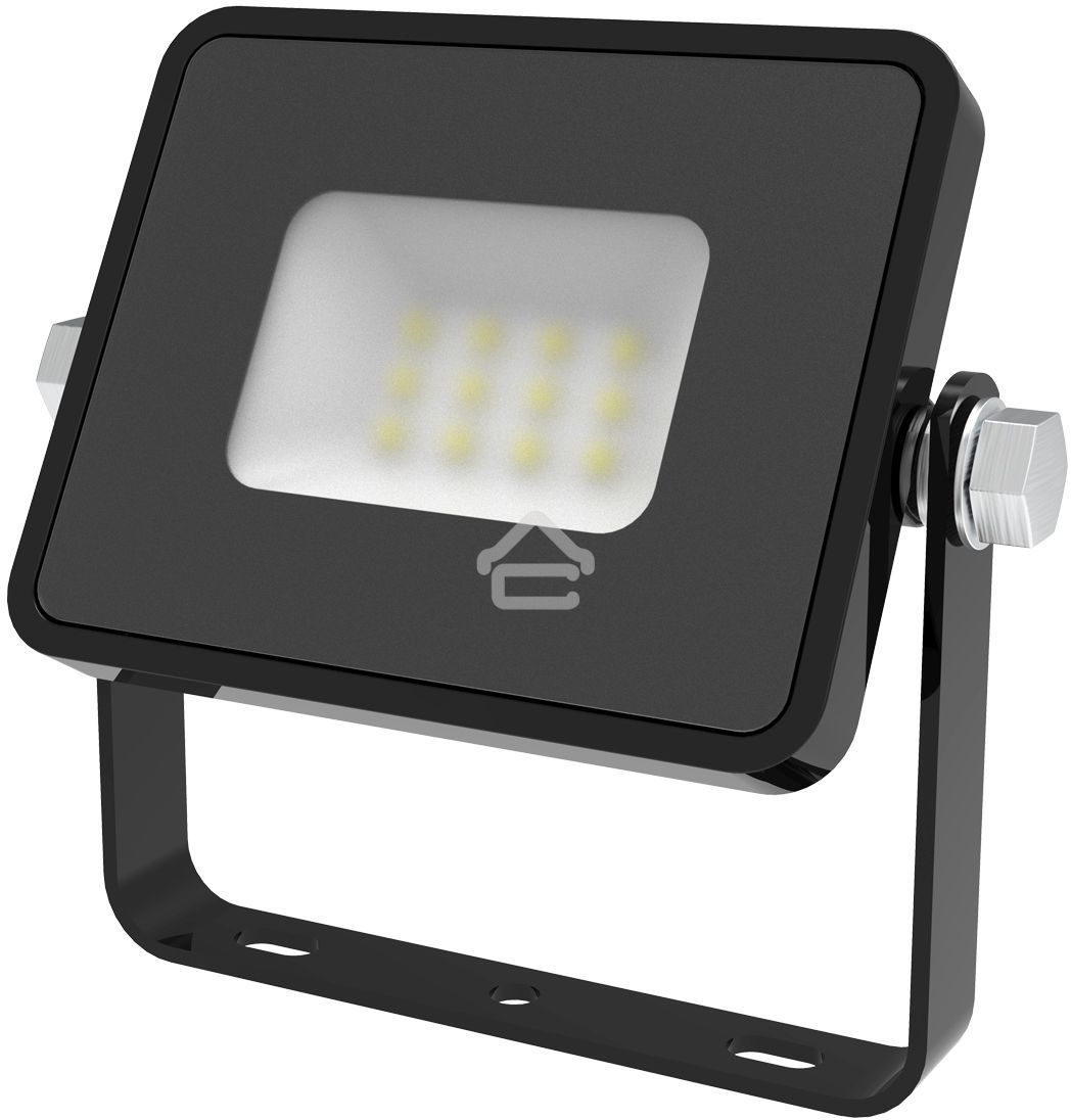 Прожектор светодиодный Led Qplus 10Вт IP65 6500К черн. Gauss 613511310