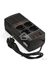 Стабилизатор ExeGate Power AD5000-1200 (1200VA/600W, диапазон 150...280В, 4 евророзетки)