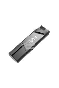 Флеш диск Netac U336S NT03U336S-064G-30BK, 64Gb, USB3.0, пластиковая с защитой от записи
