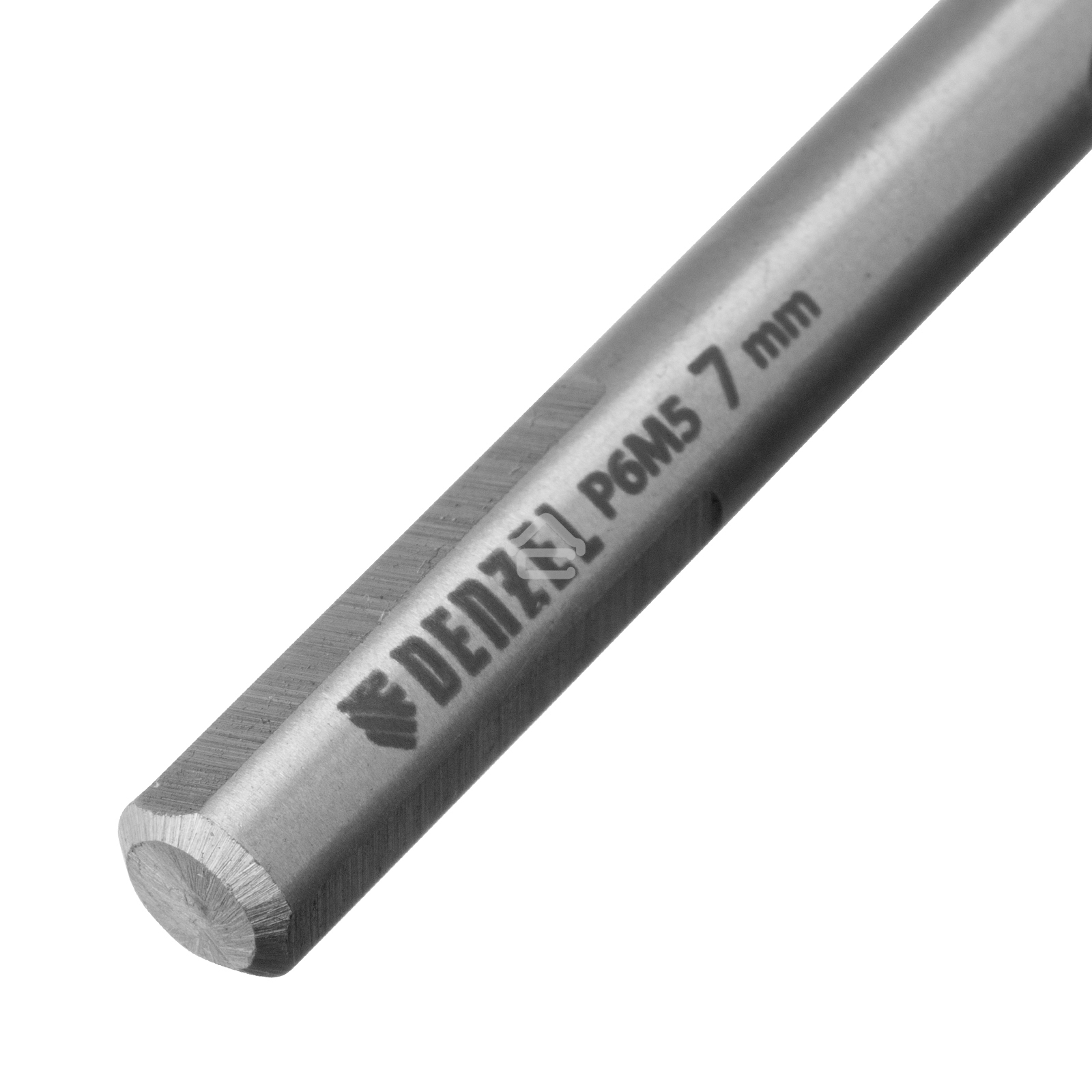 Сверло спиральное по металлу Denzel 7,0 x 109мм, Р6М5, Golden Tip
