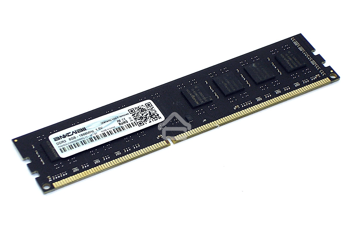 Оперативная память Ankowall, DDR3, 8Gb (1x8 Gb), 1866 MHz, CL13, DIMM