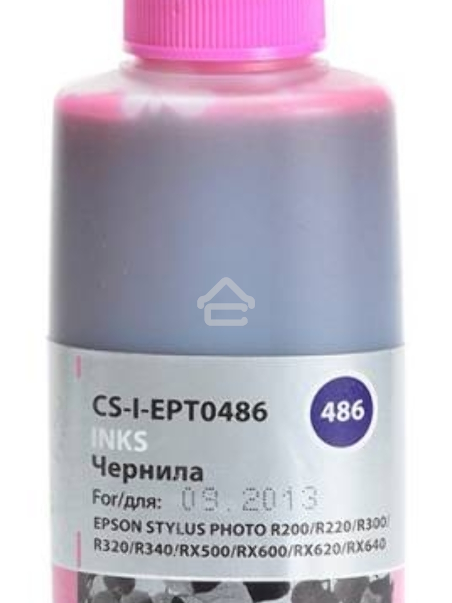 Чернила Cactus CS-I-EPT0486 светло-пурпурный (100мл) Epson Stylus Photo R200/R220/R300/R320/R340