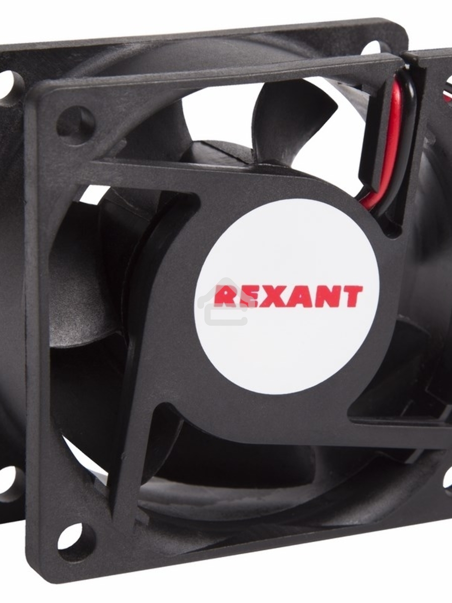 Вентилятор для корпуса Rexant RX 6025MS 12VDC черный, 60 мм, 3500 об/мин, 25 дБ, 2 pin