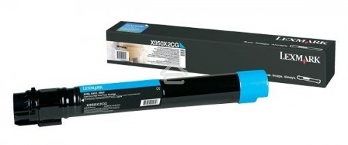 Картридж лазерный Lexmark C950X2CG голубой для C950