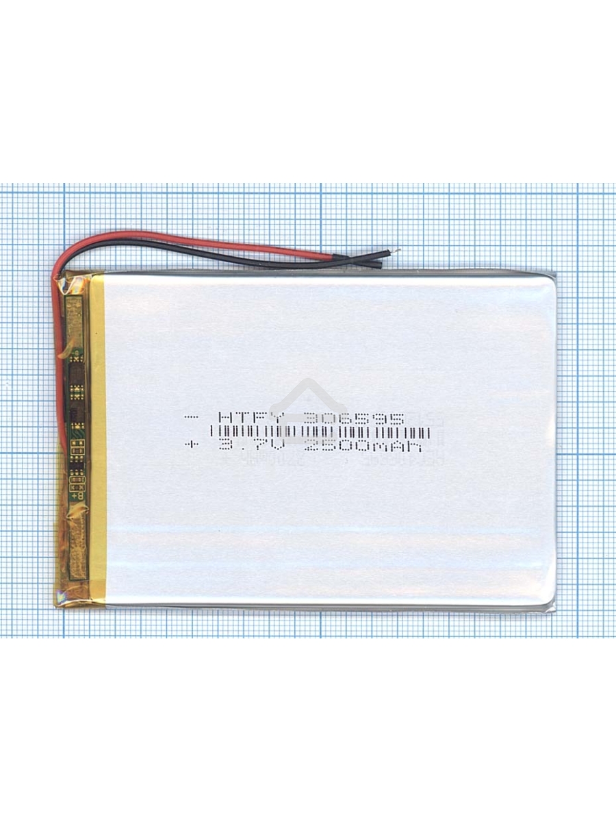Аккумулятор Li-Pol (батарея) 3*65*95мм 2pin 3.7V/2500mAh