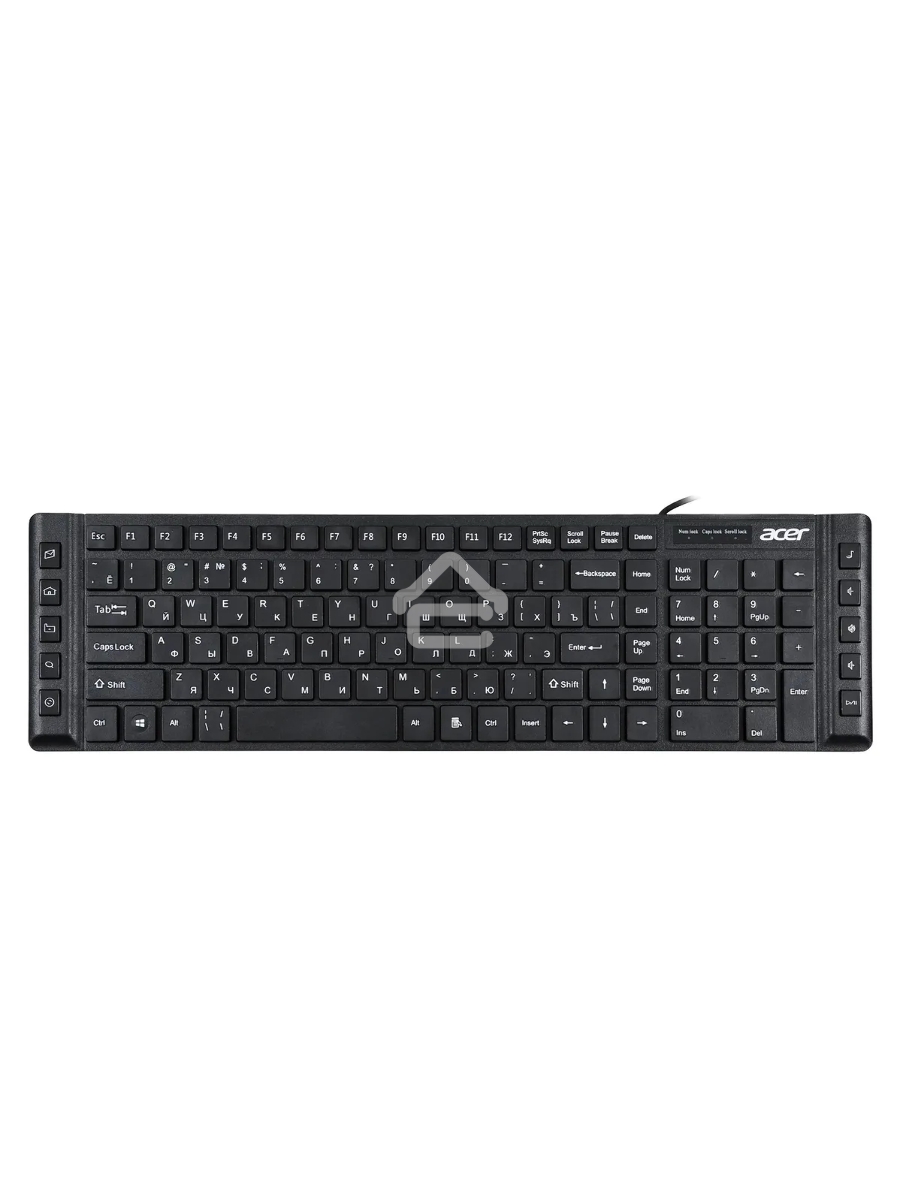 Клавиатура Acer OKW010 [ZL.KBDEE.002] проводная, USB, черный
