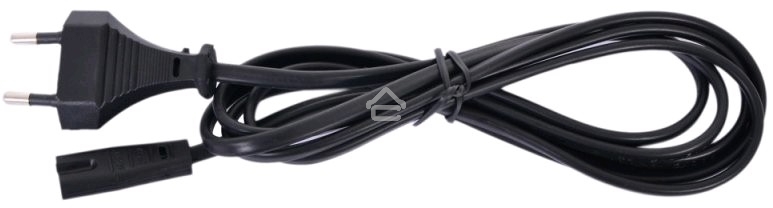 Кабель питания для ноутбуков, аудио/видео техники Gembird PC-184-VDE-1.8М, 1,8м, VDE, 2-pin, черный, пакет