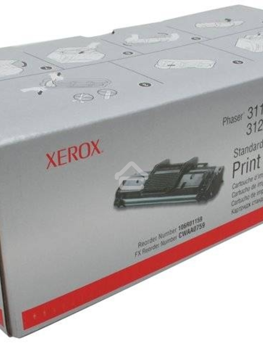Картридж лазерный Xerox 106R01159 черный для Phaser 3117/3122/3124/3125 3000 стр.(channels)