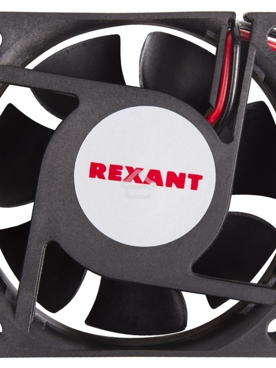 Вентилятор для корпуса Rexant RX 6025MS 12VDC черный, 60 мм, 3500 об/мин, 25 дБ, 2 pin