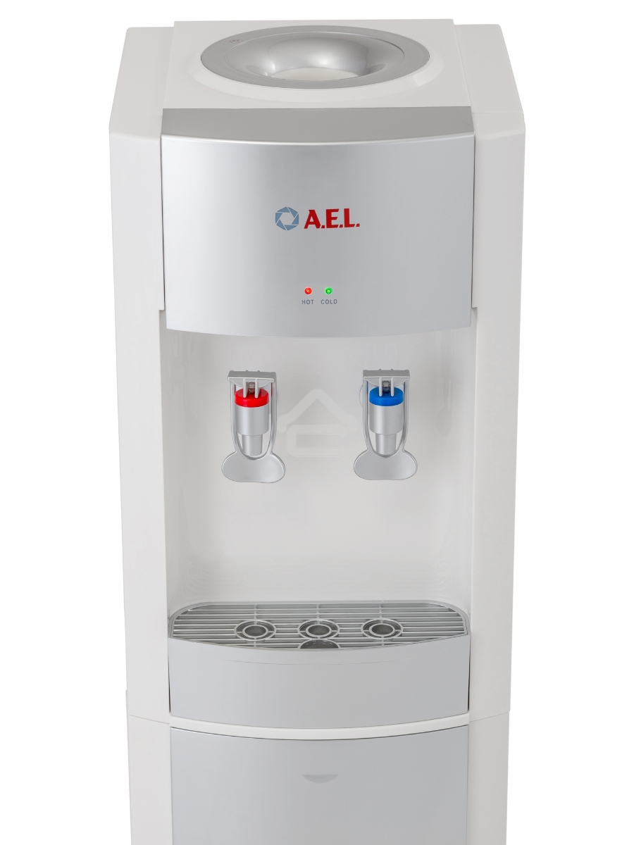 Кулер AEL LD-AEL-28 напольный электронный белый/серебристый
