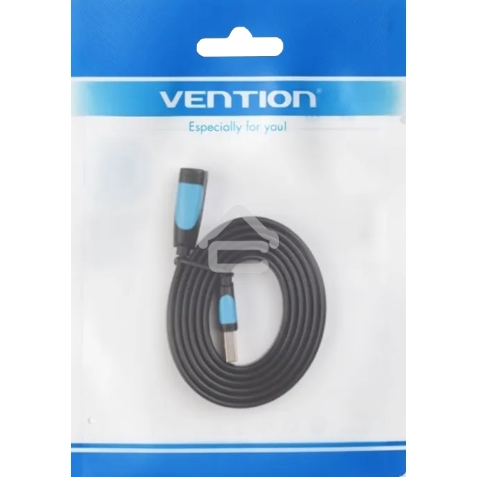Кабель-удлинитель Vention USB 3.0 AM/AF - 0.5м плоский