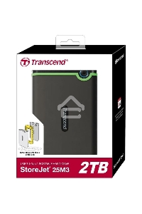 Внешний жесткий диск 2TB Transcend StoreJet 25M3S, 2.5