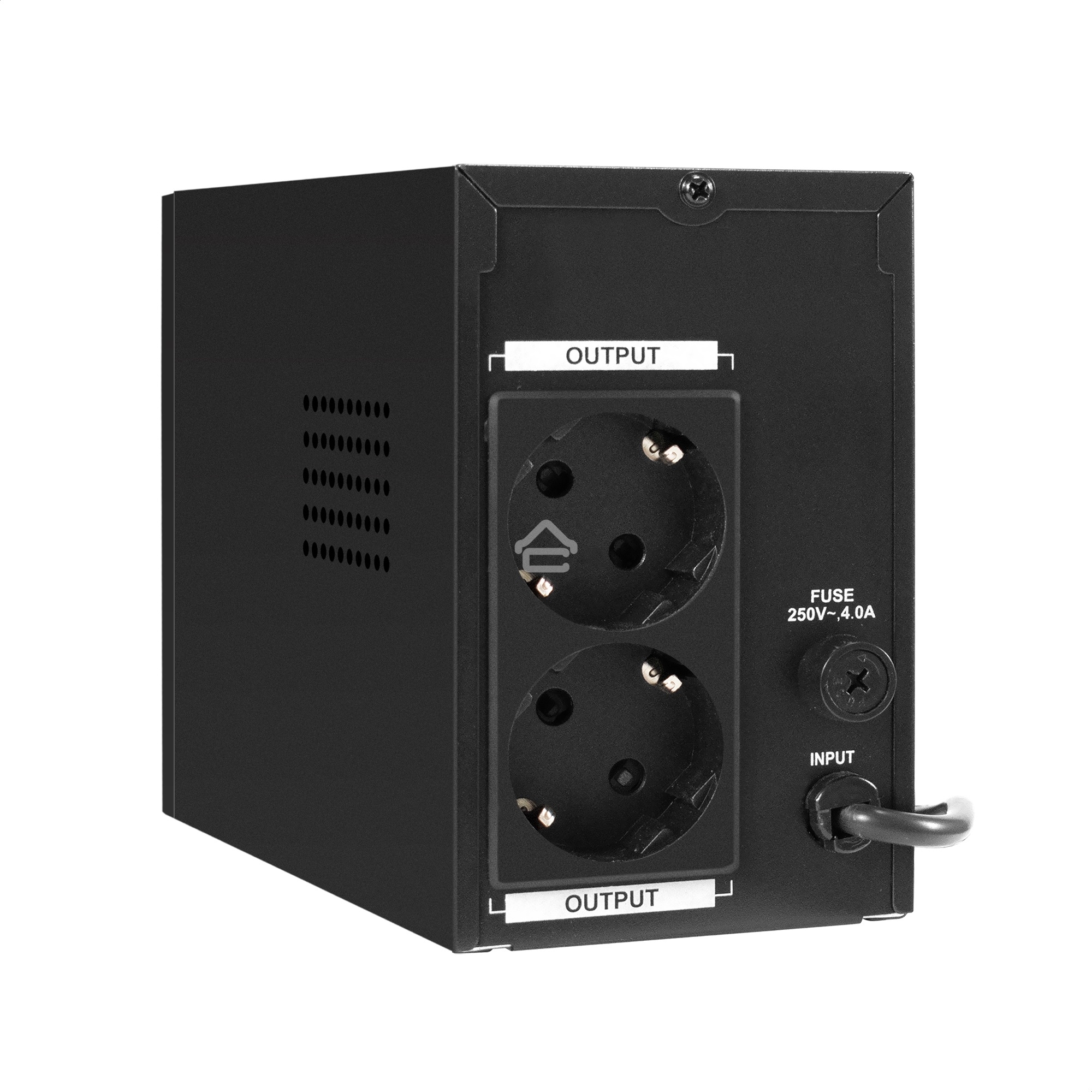 Источник бесперебойного питания ExeGate Power Smart ULB-500.LCD.AVR.2SH <500VA/300W, LCD, AVR, 2*Schuko, металлический корпус, Black>