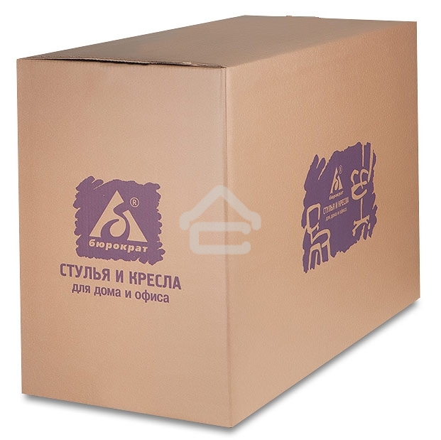 Кресло руководителя Бюрократ CH-993/red красный, искусственная кожа, крестовина хромированная