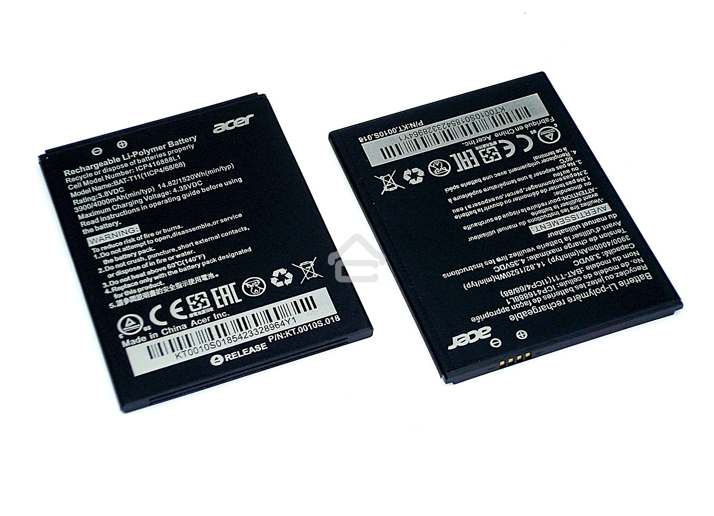 Аккумуляторная батарея BAT-T11 для Acer Liquid Z630, Z630S Duo, 3900mAh, 3.8V