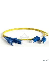 [Патч-корд] Hyperline FC-D2-9-SC/­UR-SC/­UR-H-3M-LSZH-YL Патч-корд волоконно-оптический (шнур) SM 9/­125 (OS2), SC/­UPC-SC/­UPC, 2.0 мм, duplex, LSZH, 3 м