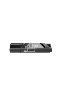 Флеш диск Netac U336S NT03U336S-064G-30BK, 64Gb, USB3.0, пластиковая с защитой от записи