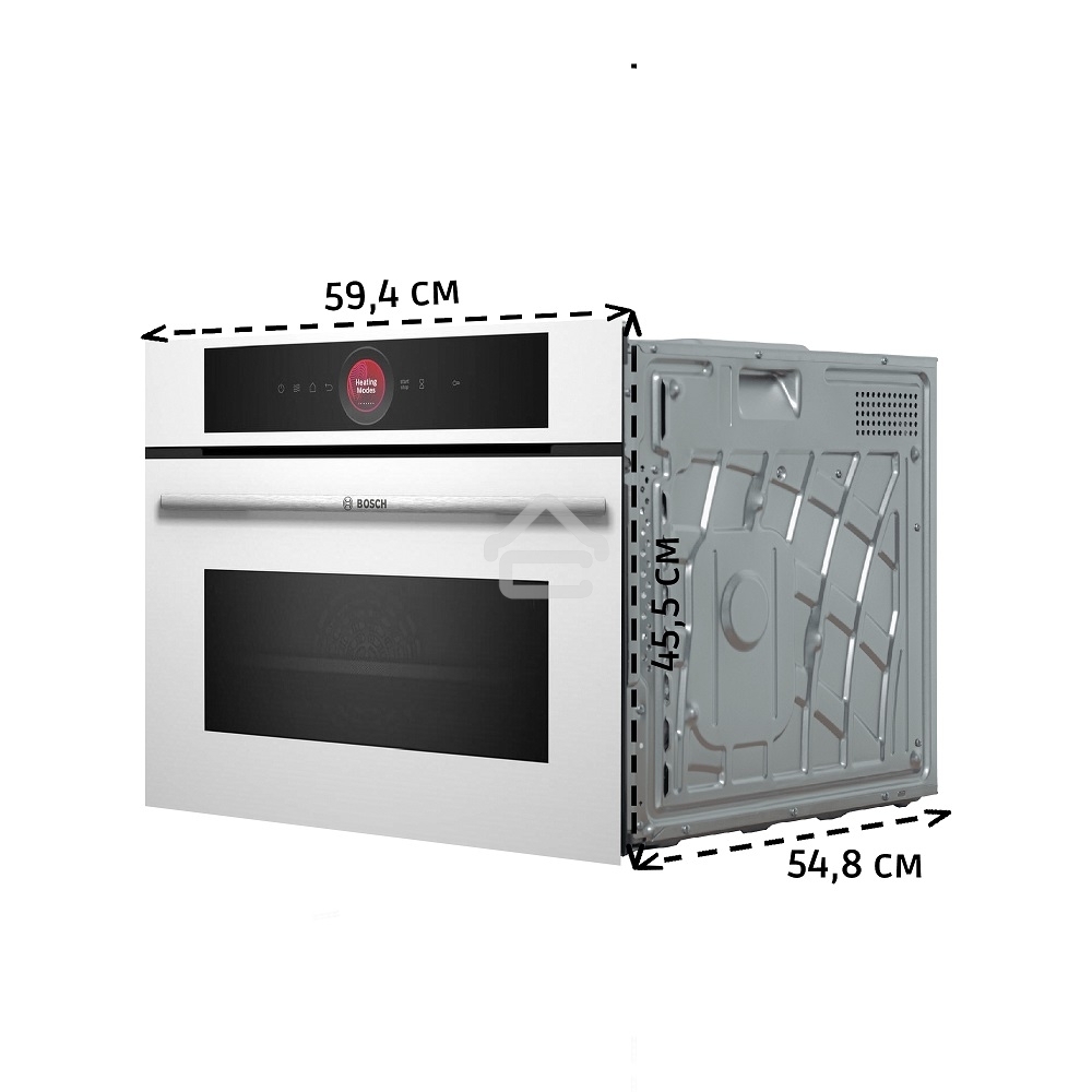 Встраиваемый духовой шкаф электрический Bosch CMG7241W1 белый