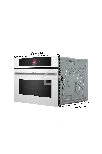 Встраиваемый духовой шкаф электрический Bosch CMG7241W1 белый