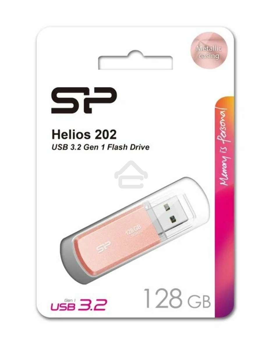 Флеш диск 128Gb Silicon Power Helios 202, USB 3.2, Pink