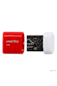 Флеш диск Smartbuy USB Drive 4Gb LARA Red (SB4GBLara-R)