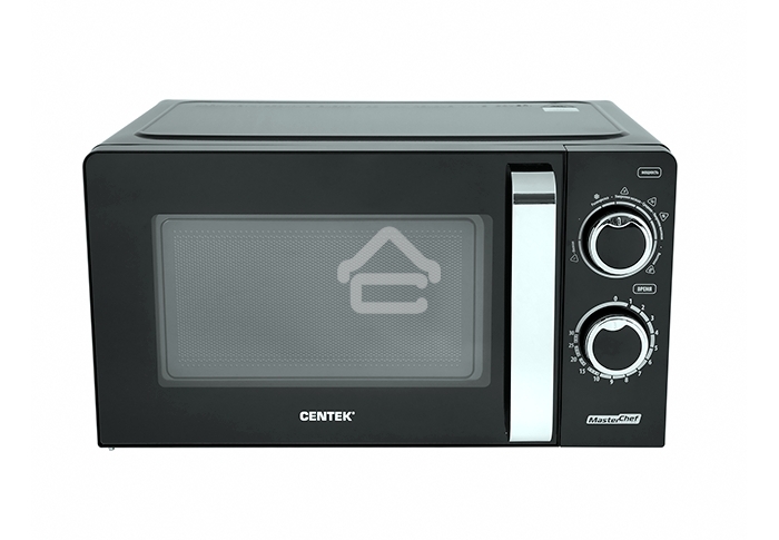 Микроволновая печь Centek CT-1575 черный, 20 л, 700 Вт, поворотный механизм