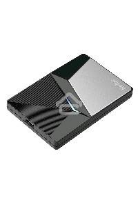 Накопитель внешний  SSD External Netac 2.0Tb Z7S <NT01Z7S-002T-32BK> (USB3.2, up to 550/480MBs, 89х60х11.5mm, Aluminium+Steel+Plastic)