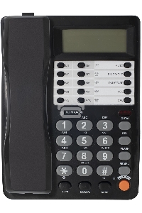 Телефон проводной Ritmix RT-495 черный