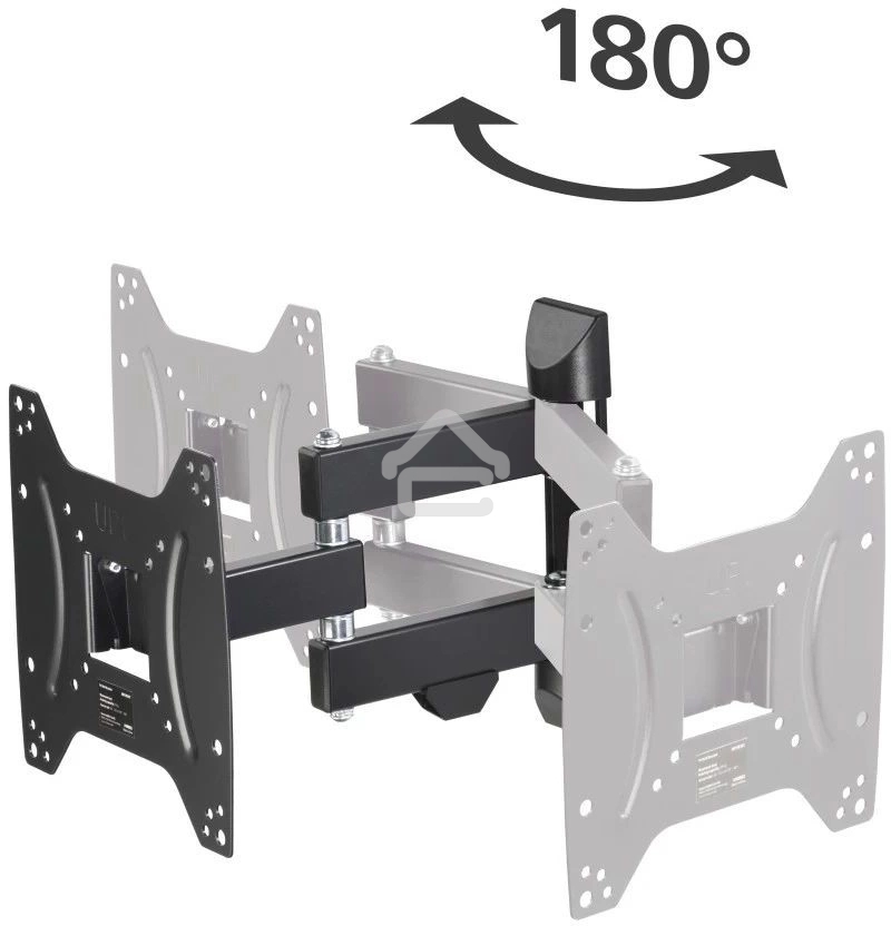 Кронштейн для телевизора Hama 00220822 черный 19
