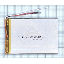 Аккумулятор Li-Pol (батарея) 3*65*95мм 3pin 3.7V/2500mAh