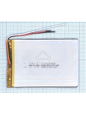 Аккумулятор Li-Pol (батарея) 3*65*95мм 3pin 3.7V/2500mAh