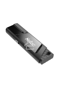 Флеш диск Netac U336S NT03U336S-064G-30BK, 64Gb, USB3.0, пластиковая с защитой от записи