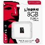 Флеш карта microSDHC 8Gb Class10 Kingston <SDCIT2/8GBSP> Industrial Temperature Class UHS-I без адаптера