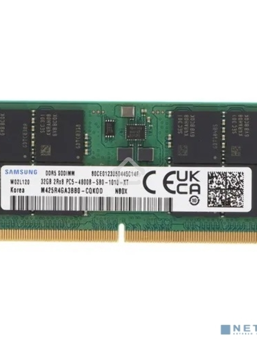 Оперативная память Samsung, DDR5, 32GB (1x32GB), 4800MHz, CL40, SO-DIMM