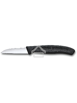 Нож кухонный Victorinox Swiss Classic (6.7303) стальной разделочный лезв.60мм прямая заточка черный без упаковки