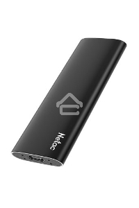 Внешний накопитель SSD Netac 1.0Tb Z SLIM <NT01ZSLIM-001T-32BK> (USB3.2, up to 520/480MBs, 100х29.5х9mm, Black)