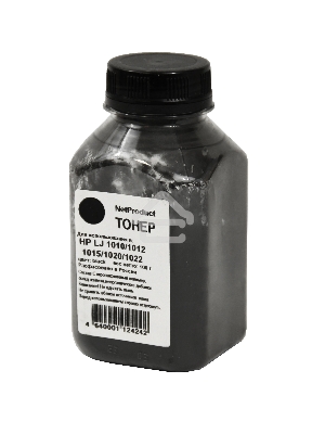 Тонер для HP LJ 1010/1012/1015/1020/1022 (NetProduct) черный, 100 г, банка