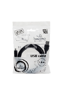 Кабель Gembird PRO CCP-USB2-AM5P-6 USB 2.0 кабель для соед. 1.8м  А-miniB (5 pin)  позол.конт., пакет 