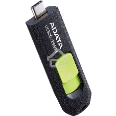 Флешка USB ADATA UC300 (ACHO-UC300-256G-RBK/GN), 256Gb, Type-C USB 3.2, R/W 100/30, черный/зеленый
