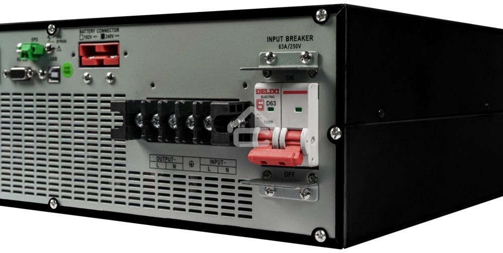 Источник бесперебойного питания Systeme Electriс Smart-Save Online SRV, 10000VA/9000W, On-Line, Extended-run, Rack 6U(Tower convertible), LCD, Out: Hardwire, SNMP Intelligent Slot, USB, RS-232