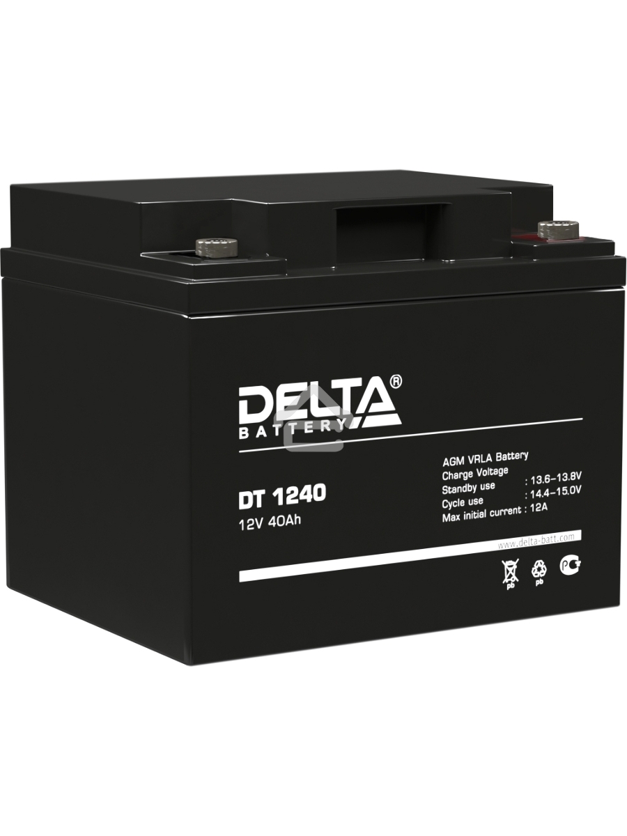 Батарея Delta DT 1240 (12V, 40Ah)