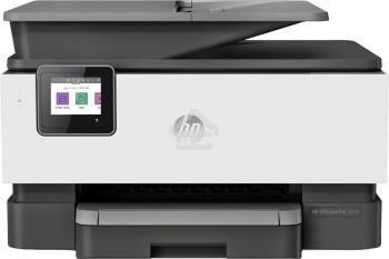 МФУ струйный HP OfficeJet Pro 9010 AiO (3UK83B), A4, цветной, печ. до 22 стр/мин. (ч/б) до 18 стр/мин. (цвет), скан. до 8 стр/мин., 1200 x 1200 dpi, USB, RJ-45, Wi-Fi, Air Print