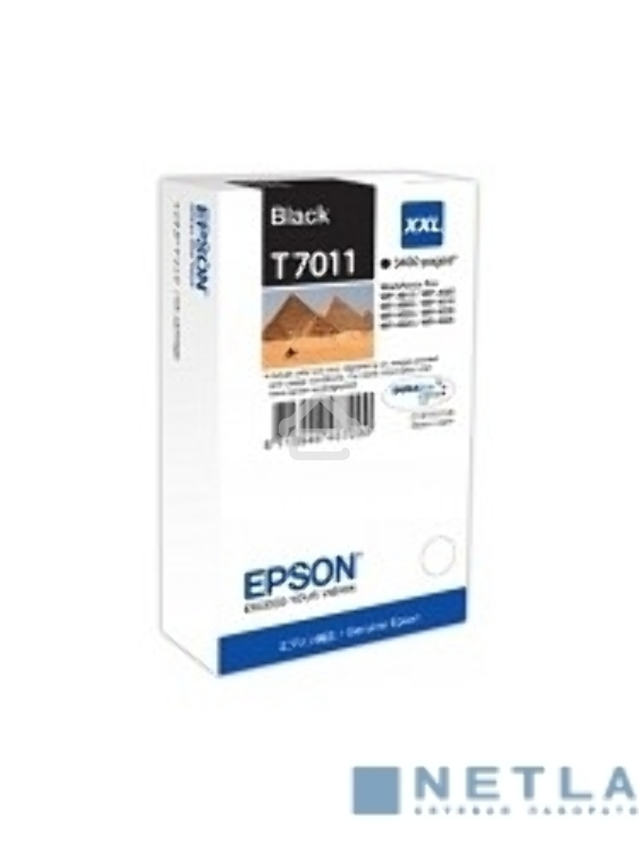 Струйный картридж EPSON C13T70114010 WP 4000/4500 Series Ink XXL Cartridge Black 3.4k