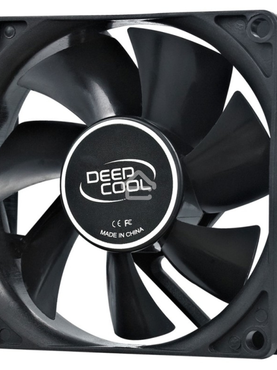 Вентилятор для корпуса DEEPCOOL XFAN 80 черный, 80 мм, 1800 об/мин, 20.3 дБ, 4 pin