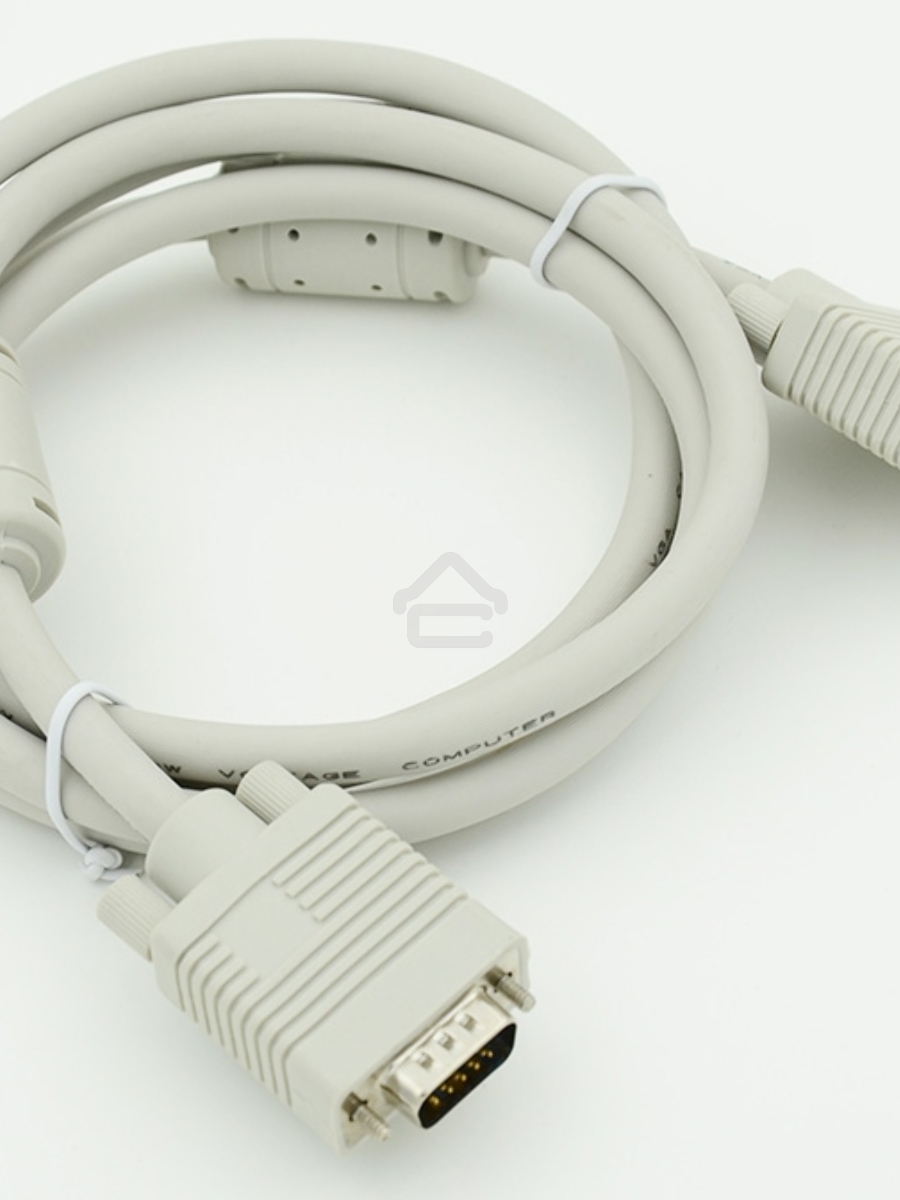 Кабель-удлинитель VGA VGA HD15 (m)/VGA HD15 (f) 1.8м феррит.кольца экран.