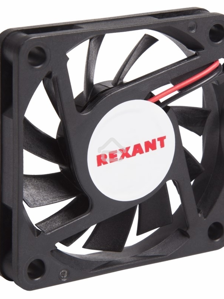 Вентилятор для корпуса Rexant RX 6010MS 12VDC черный, 60 мм, 4000 об/мин, 32 дБ, 2 pin