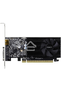 Видеокарта Gigabyte GV-N1030D4-2GL NVidia GeForce GT 1030, 2Gb DDR4/64-bit, PCI-Ex16 3.0, DVI-Dx1, HDMI2.0bx1, LP, 2-slot cooler, Retail
