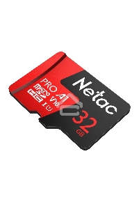 Флеш карта MicroSD card Netac P500 Extreme Pro 32GB, retail version w/o SD adapter